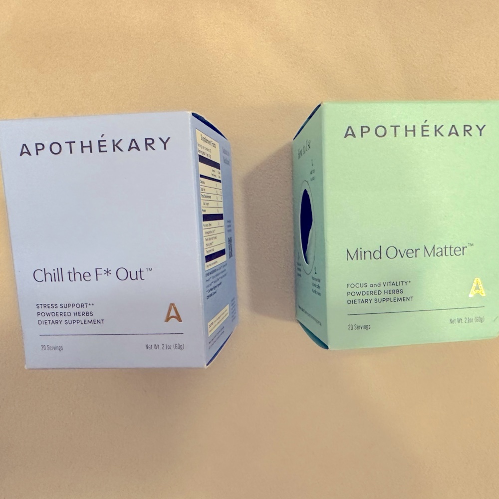 Apothekary classic monthly supply - Brand New and 3 boxes of each